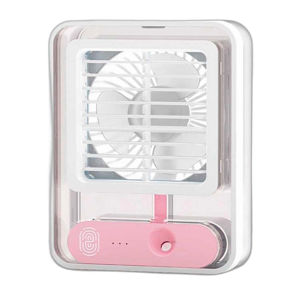 Mini Ventilador Com Umidificador De Ar Portátil Climatizador