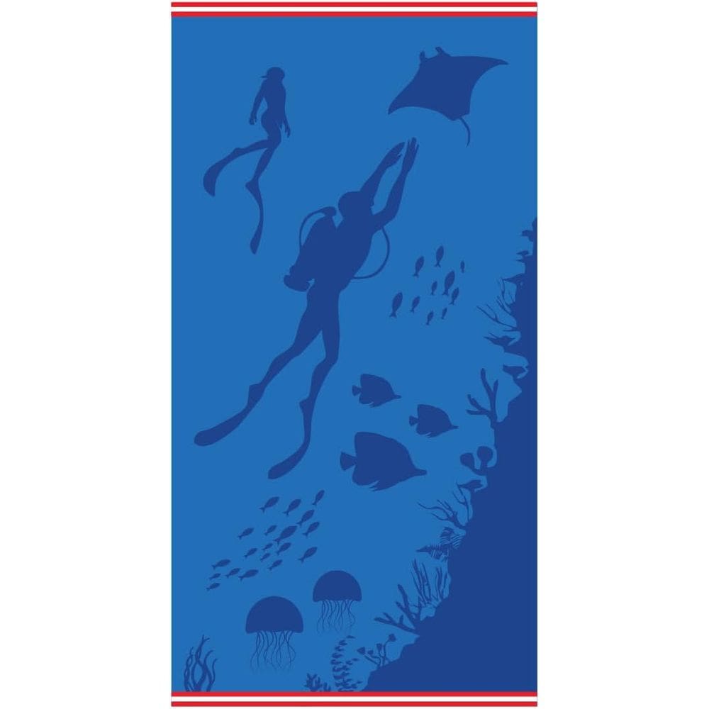 Toalha De Praia Piscina 100% Algodão 78x150cm Mergulho Appel