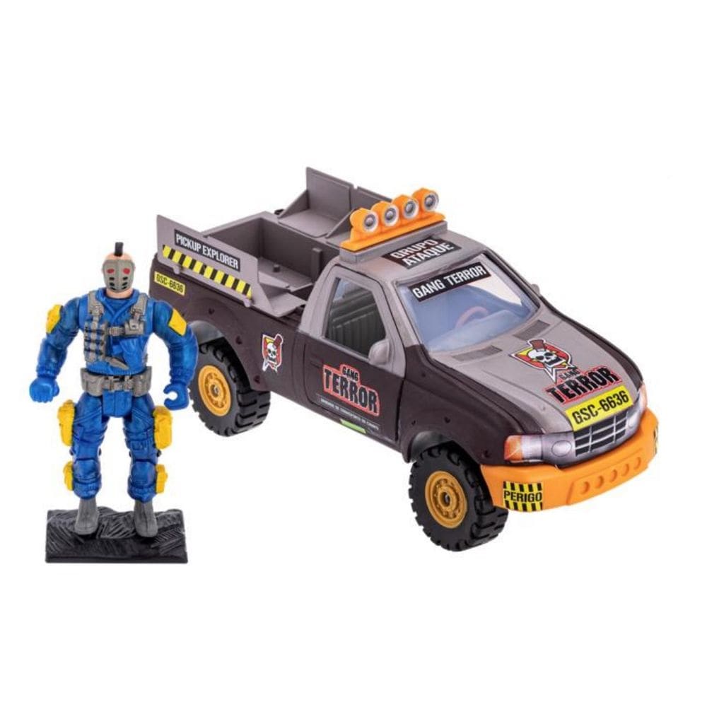 Pick-Up Explorer Terror - SOS Comandos - Acompanha 1 Figura - Gulliver