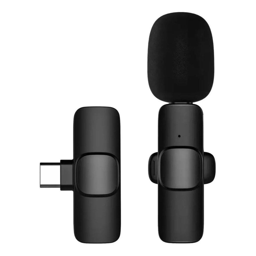 Microfone De Lapela Profissional Sem Fio Tipo C