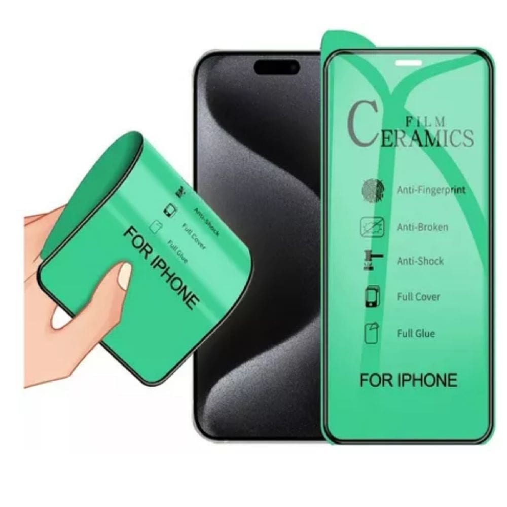 Película Ceramica 9D Clear Premium Para Ipphone 17 / Ipphone 17 Pro