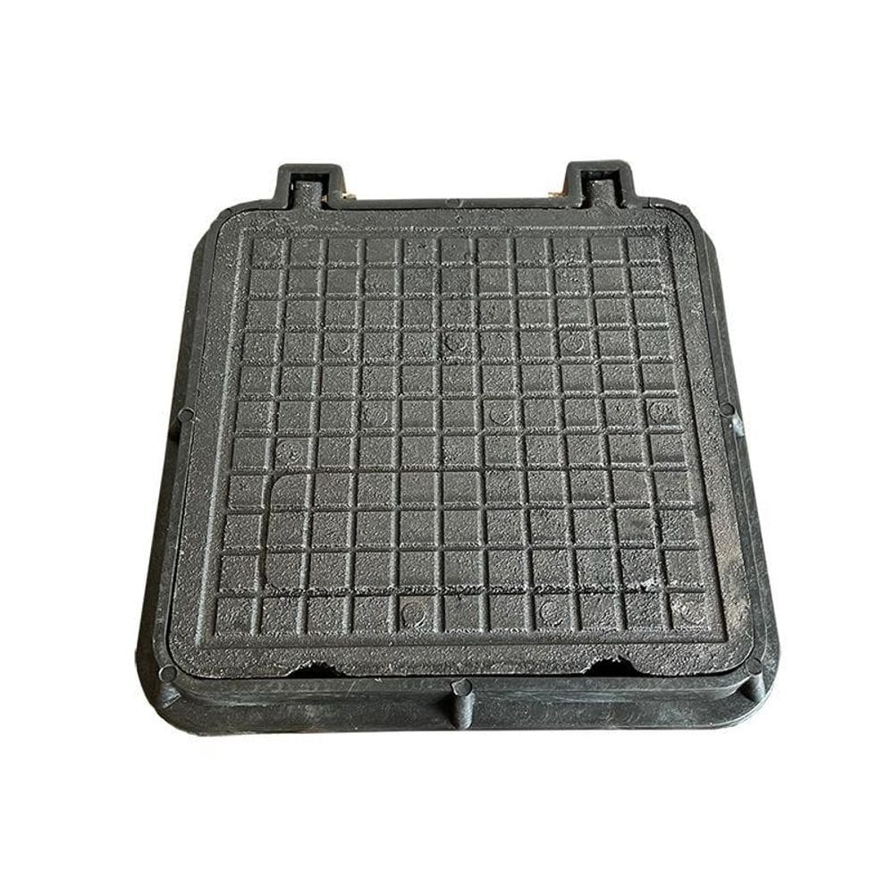 Tampa De Ferro 20X20Cm Calçada Telefone Elétrica Válvula