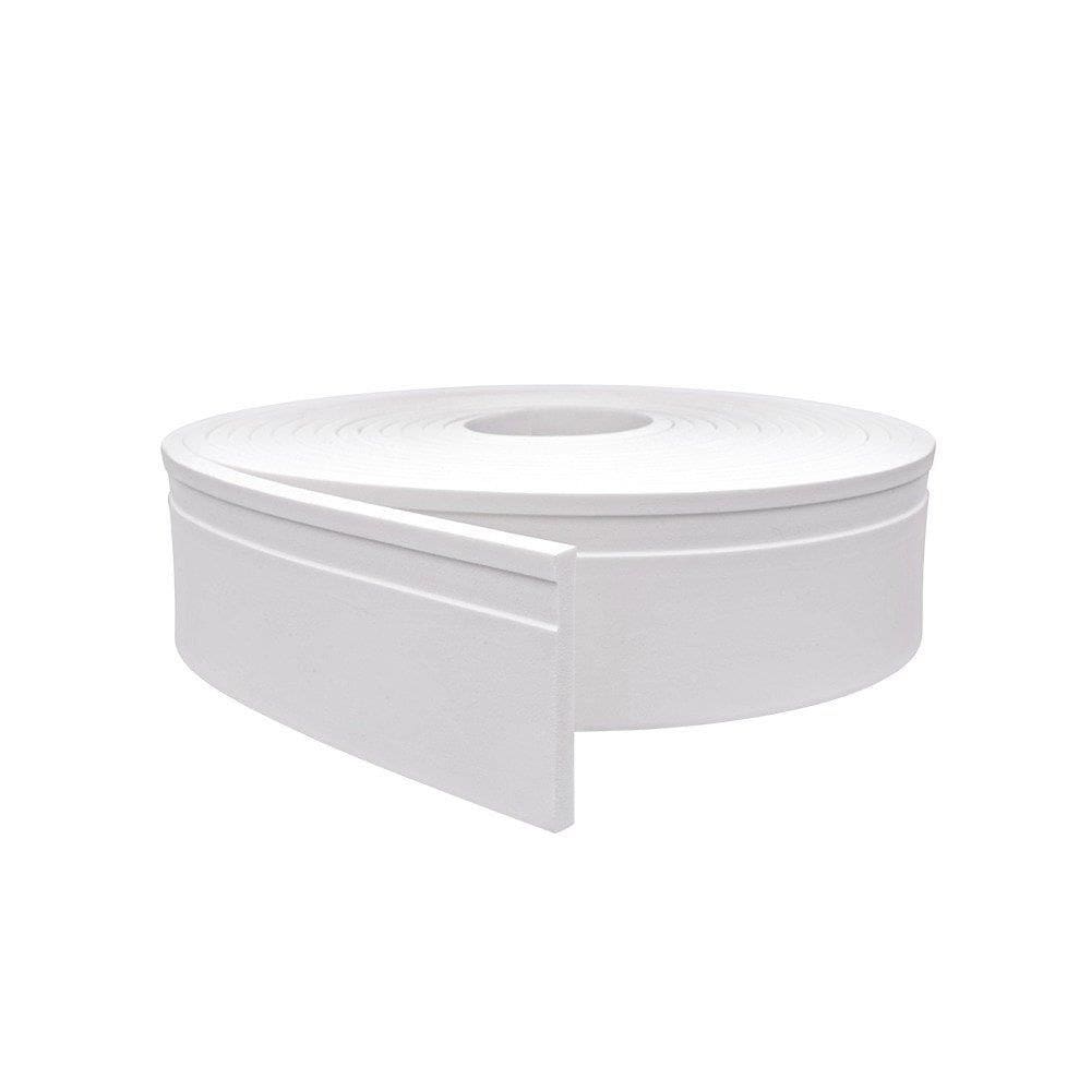 Rodapé Meu Rodapé Autocolante em Eva RP16 Branco 10cmx5m