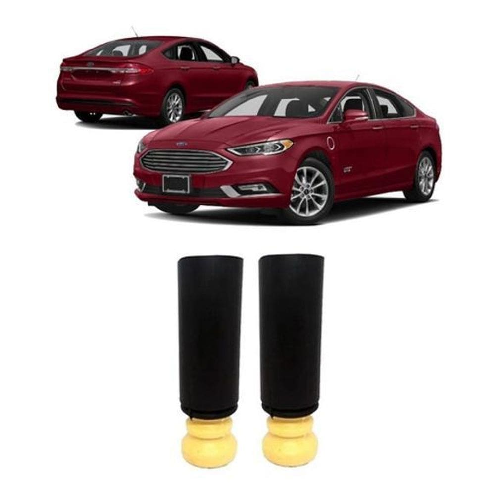 Kit 2 Batente Coifa Amortecedor Traseiro Fusion 2017 2018 19