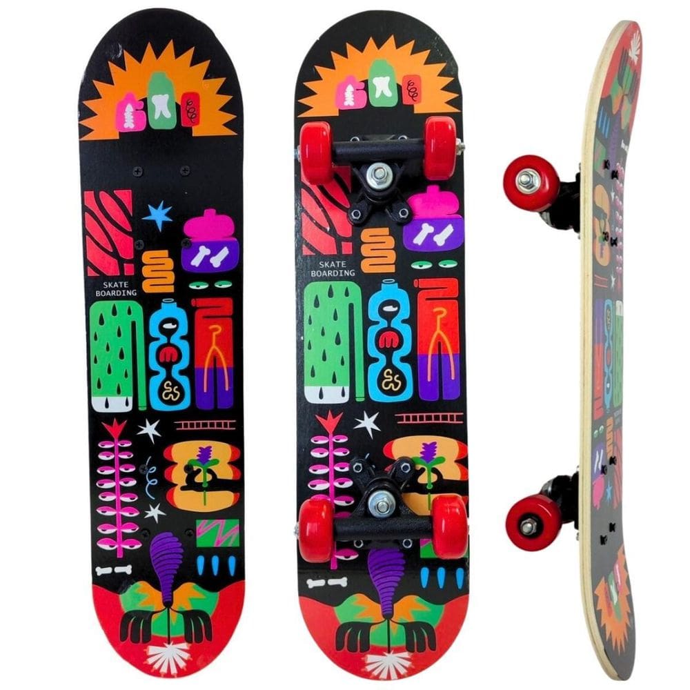 Skate Infantil Shape Em Madeira Estampado 18277
