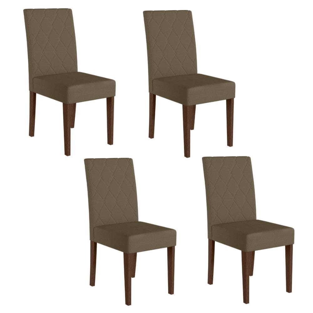 Conjunto 4 Cadeiras Jade Poliman Móveis