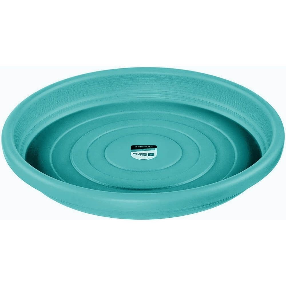 Prato de Plástico para Vaso de Jardim Azul 13 cm - PR6541-2 - PINCEIS ATLAS