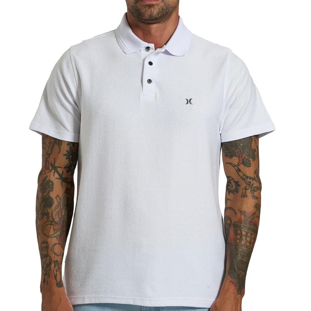 Camisa Hurley Polo Soft SM26 Masculina Branco