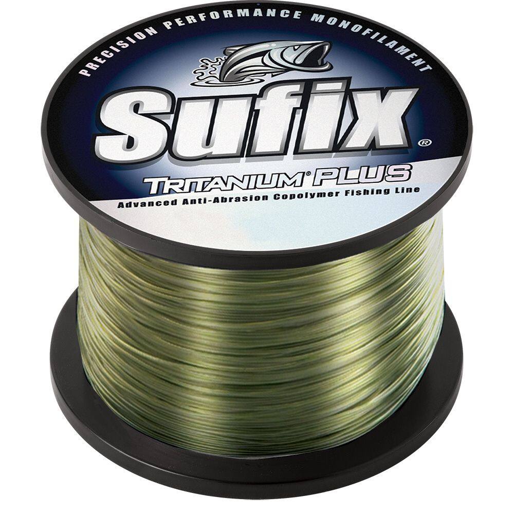 Linha de pesca Sufix Tritanum Plus™ 14 libras verde escuro 1000 m