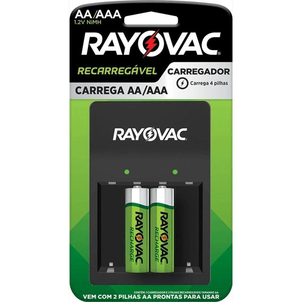 Carregador De Pilhas Aa-aaa Usb - Sm-4