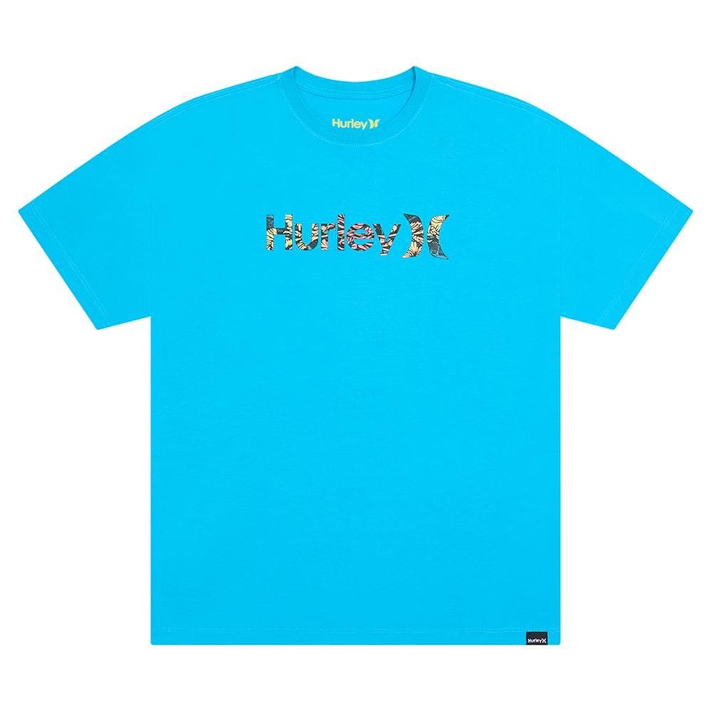 Camiseta Hurley O&O Floral SM26 Masculina Azul