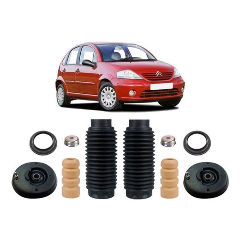 Kit Batente Amortecedor Dianteiro Citroen C3 2003 2004 2005