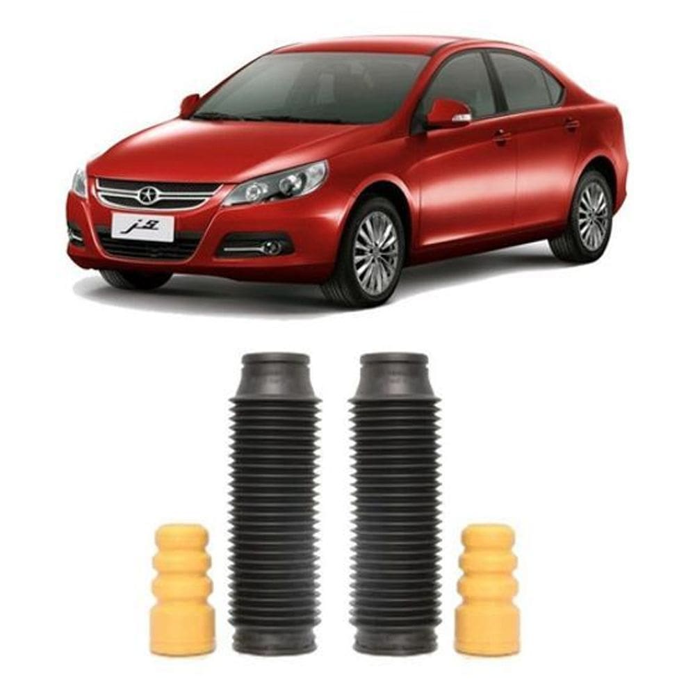 Kit Batente De Amortecedor Traseiro Jac J5 2011 2012 2013 14