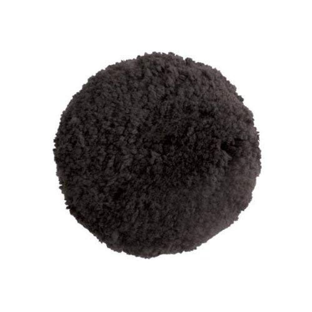 Almofada de corte Presta PST-890140 de lã preta para polir