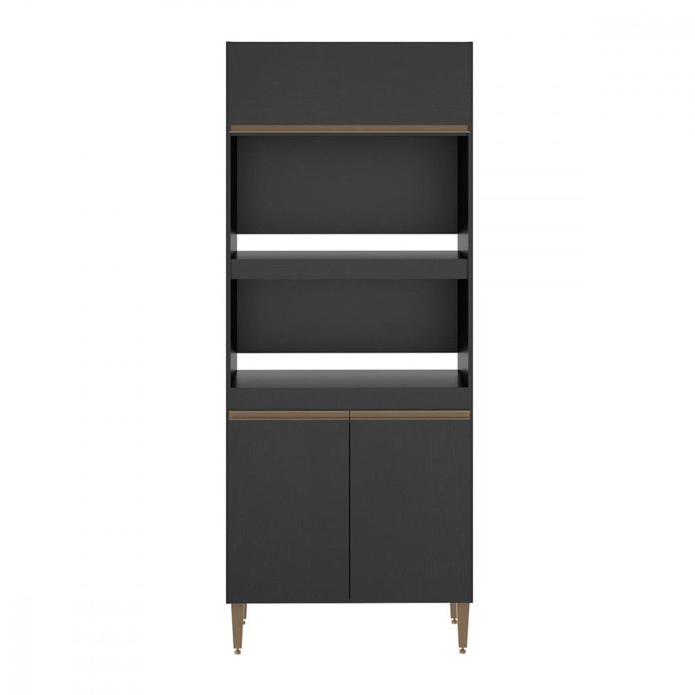 Armário para Forno Microondas para Cozinha 80x202cm 0453 Menu Móveis