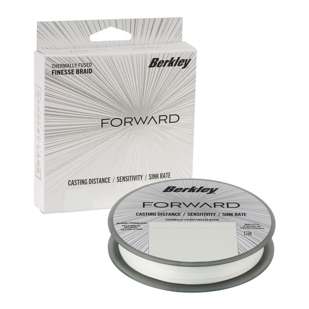 Linha de pesca Berkley Forward Braid 8 libras 150 jardas Crystal Color