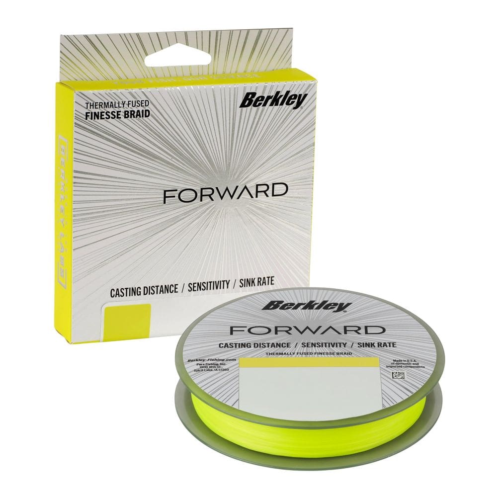 Linha de pesca Berkley Forward Braid 8 lb 137 m Flame Green