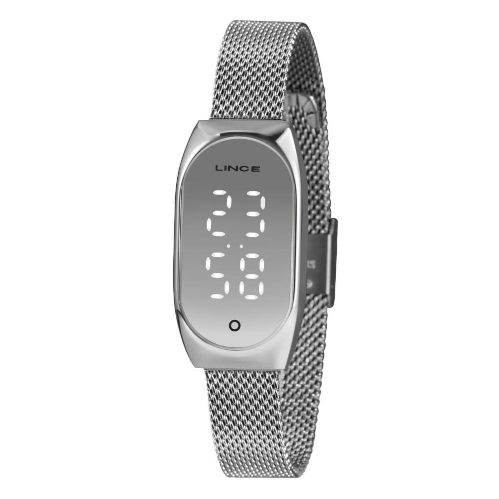 Relógio Feminino Lince Digital Prata - LDM4706L SXSX