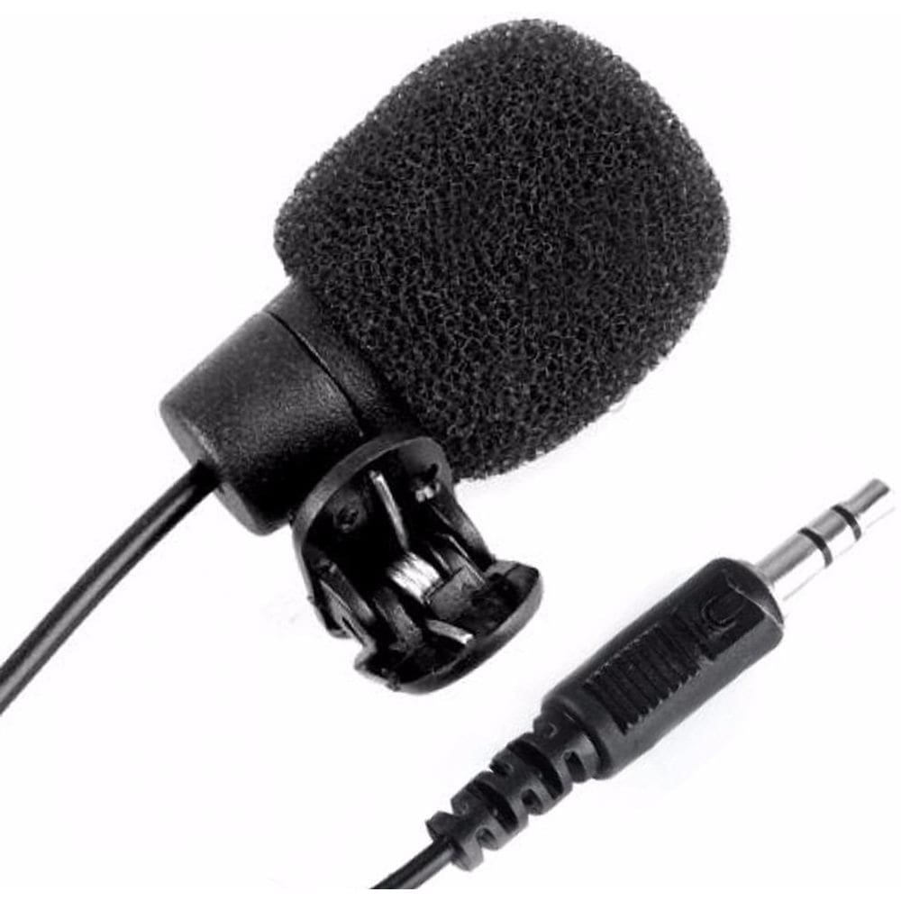 Microfone De Lapela P2 Profissional Gravação Câmera Dslr Pc
