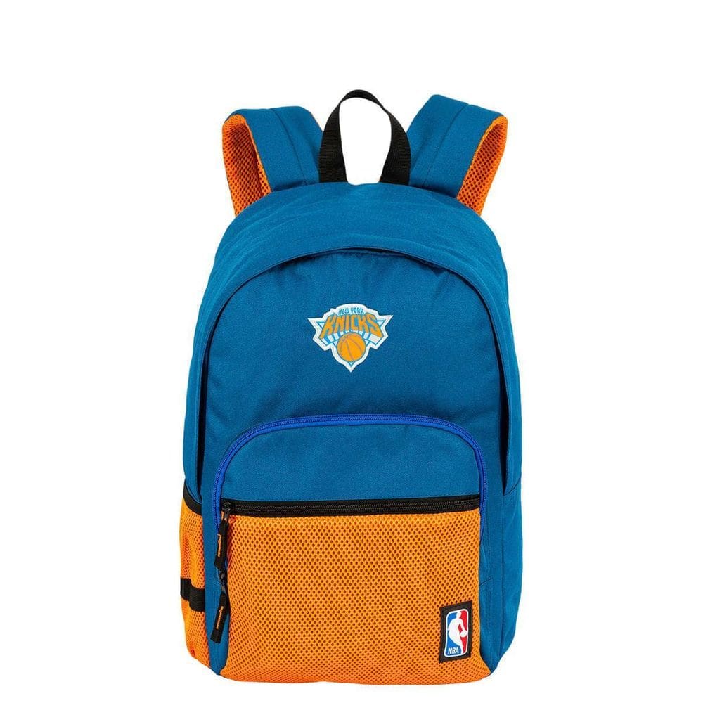Mochila Grande Nbd Legend Knicks - Azul E Laranja