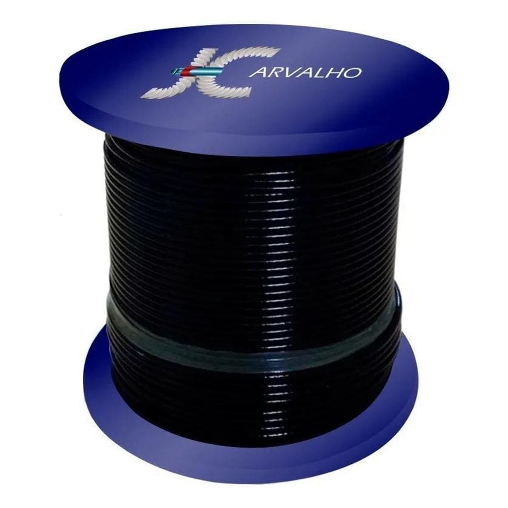10X 100 Metros Cabo Aço 1/8 Revestido Em Nylon Para Academia 6X