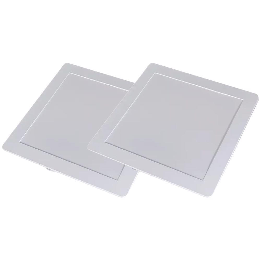 Kit 2 Luminária Plafon Led Quadrado Embutir 18W 3000K - Noll