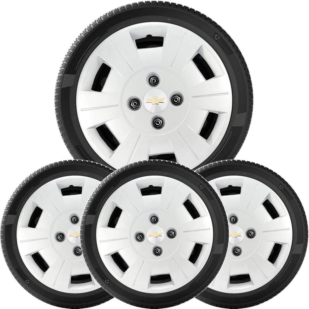 4X Calota Chevrolet Aro 13 Emblema  057Cb