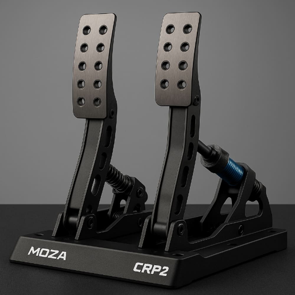 Pedais Moza RS066 Acelerador e Freio Profissionais Simulador