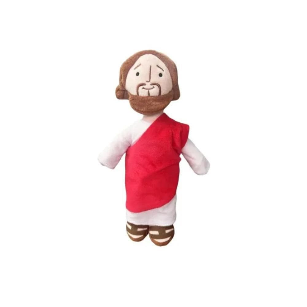 Boneco De Pelúcia Jesus Cristo Almofada Brinquedo Cristão