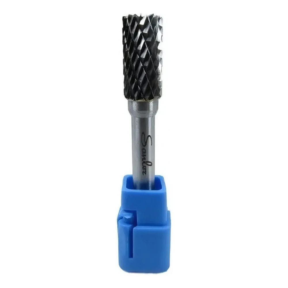 10X Lima Rotativa Cilindrica Aex12 X 25 Md Corte Duplo Haste