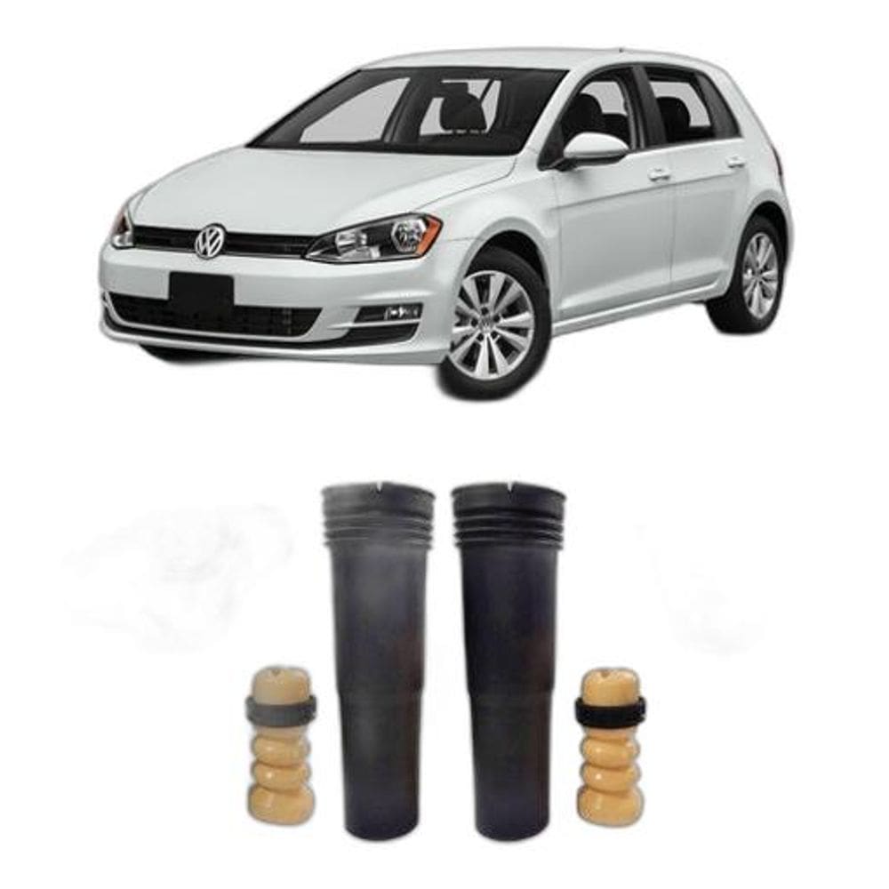 Kit Coxim Batente Traseiro Golf TSI 2014-2018 - Qualykits