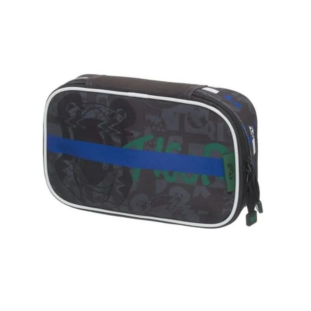 Estojo Escolar Tigor T.Tigre Melt Com Divisorias