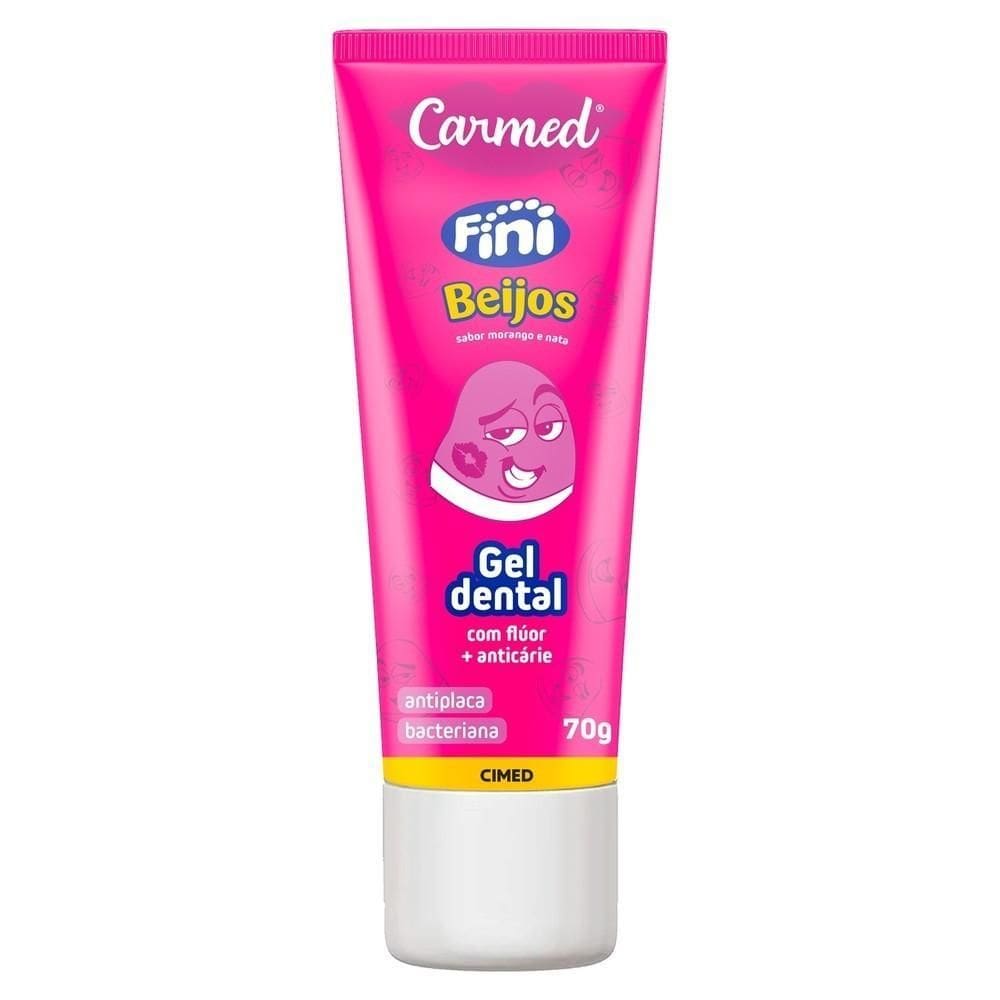 Gel Dental Carmed Fini Beijos Com Flúor 70G