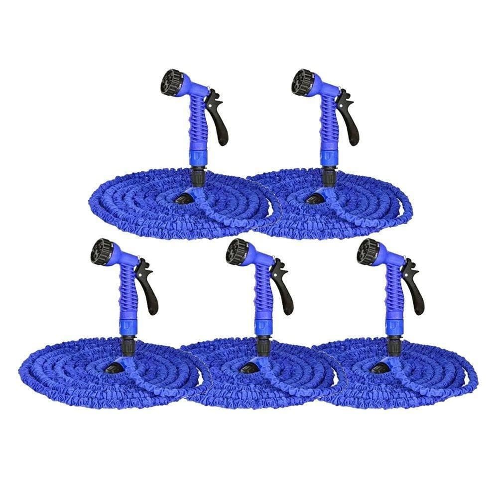 Kit 5 Mangueiras Magica 15M Esguicho E Conectores - Fixxar