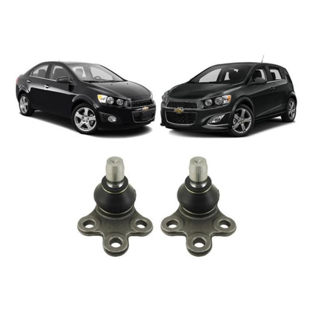 Kit 2 Pivô Bandeja Dianteira Chevrolet Sonic 2 2013 2014