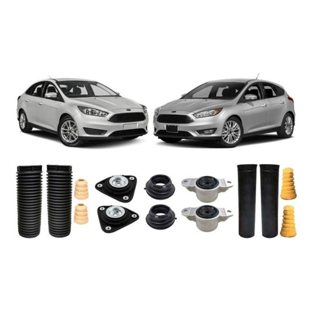 Kit 4 Coxim Batente Focus 4 15 2016