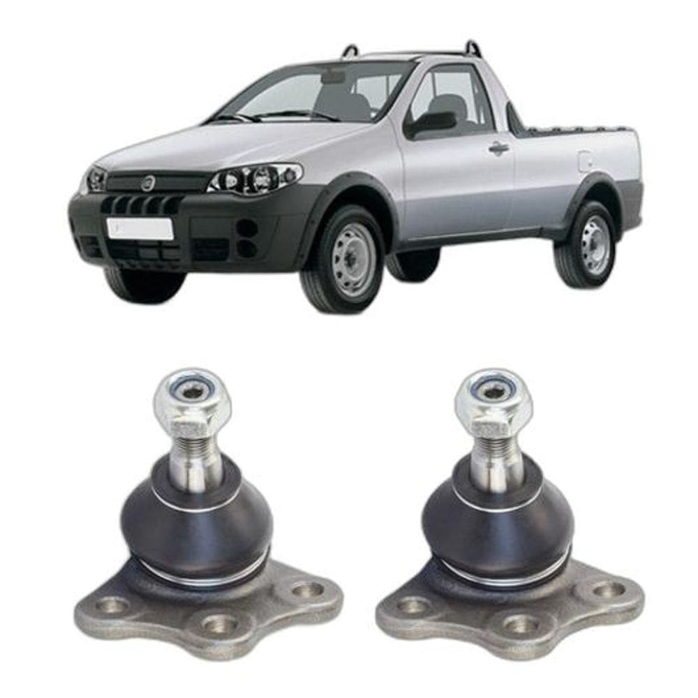 Kit 2 Pivô Suspensão Dianteira Strada 2004 2005 2006 2007