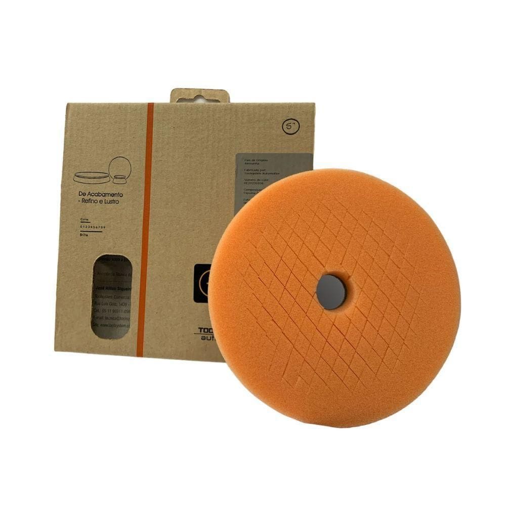 Boina De Polimento De Acabamento Laranja 5 Toolsystem