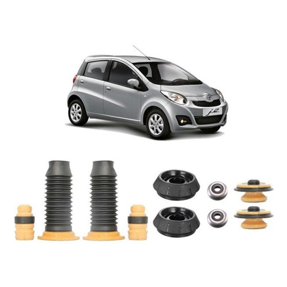 Kit 2 Coxim Dianteiro Batente Traseiro Jac 2 2013 2014