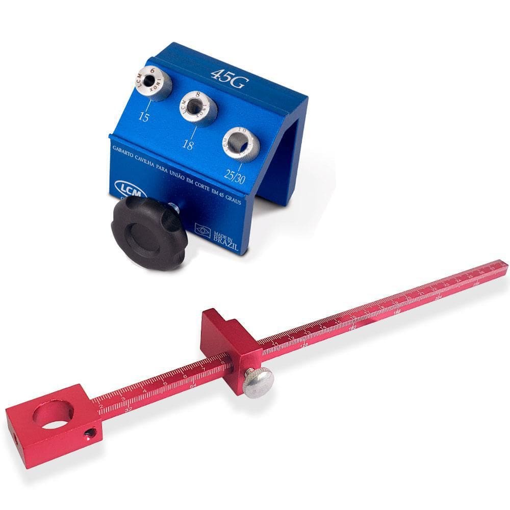 Gabarito Para Furação Cavilha 45 Graus Angular Gc45 Lcm