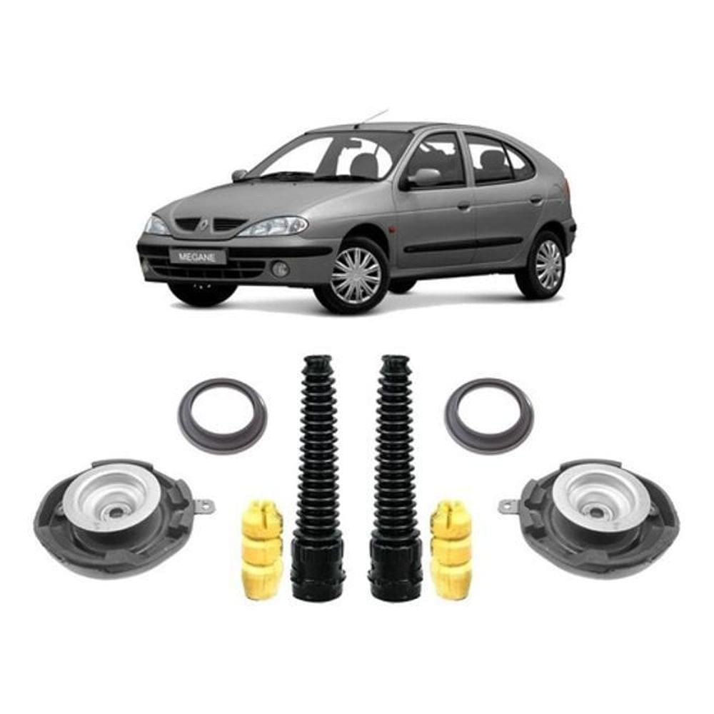 Par Kit Coxim Amortecedor Dianteiro Megane 1997 1998 1999
