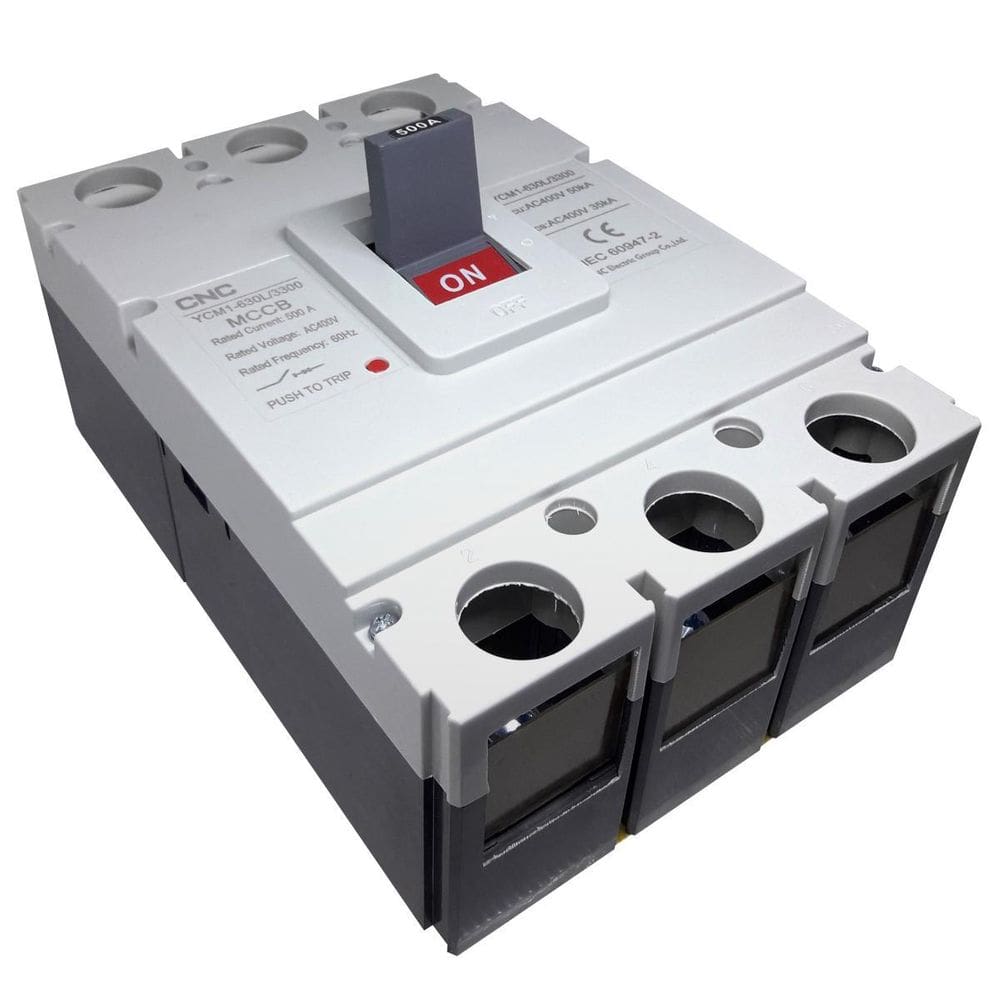 Disjuntor Caixa Moldada YCM1-630L 500A CNC Industrial