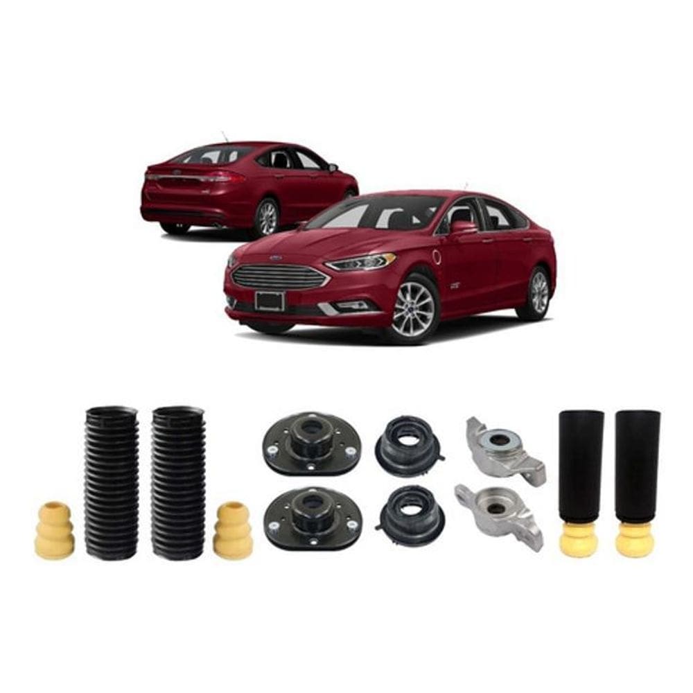 Kit 4 Coxim Batente Fusion 2013/2019 Completo