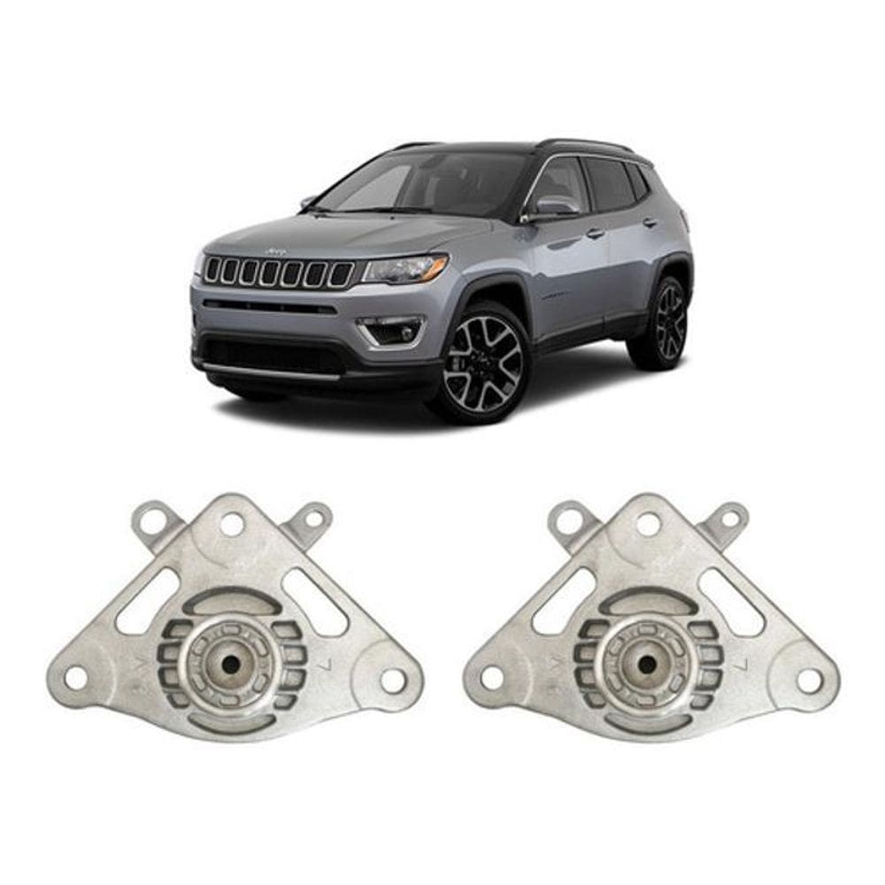Par Batente Amortecedor Traseiro Jeep Compass 2018 2019 2020