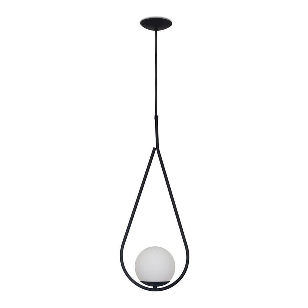 Pendente Spotline 779/1 Gota 1L E27 Preto