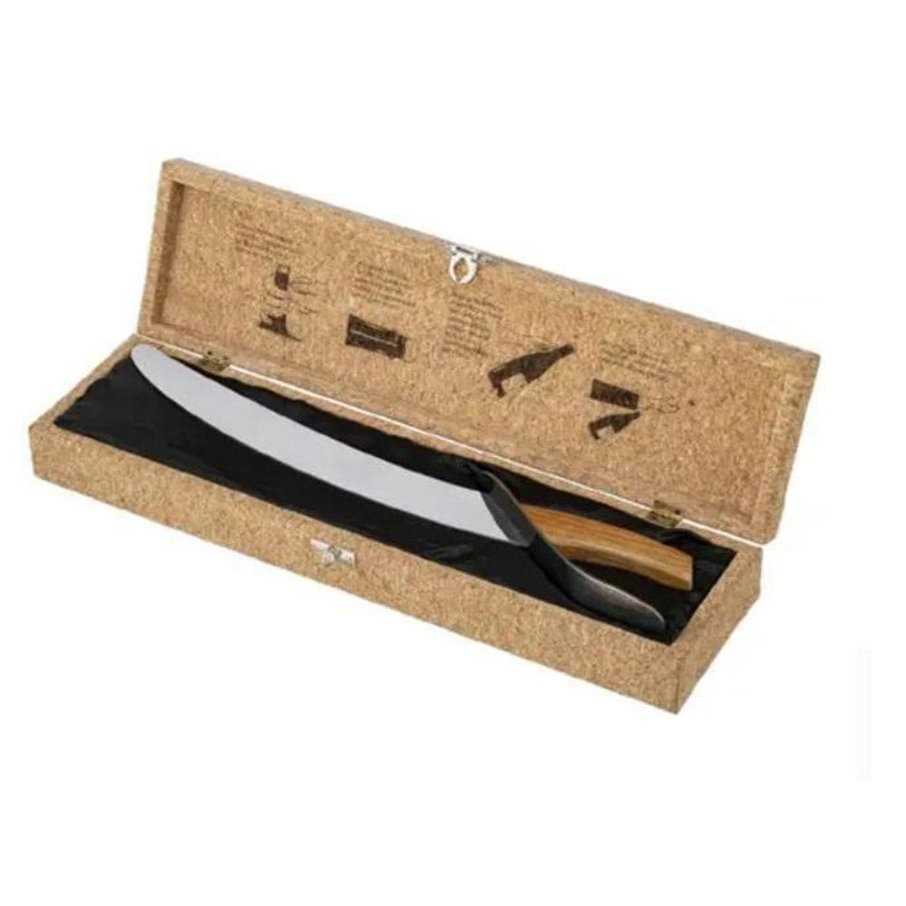 Sabre Com Caixa Madeira Pinus E Cortiça 54Cm Espumante