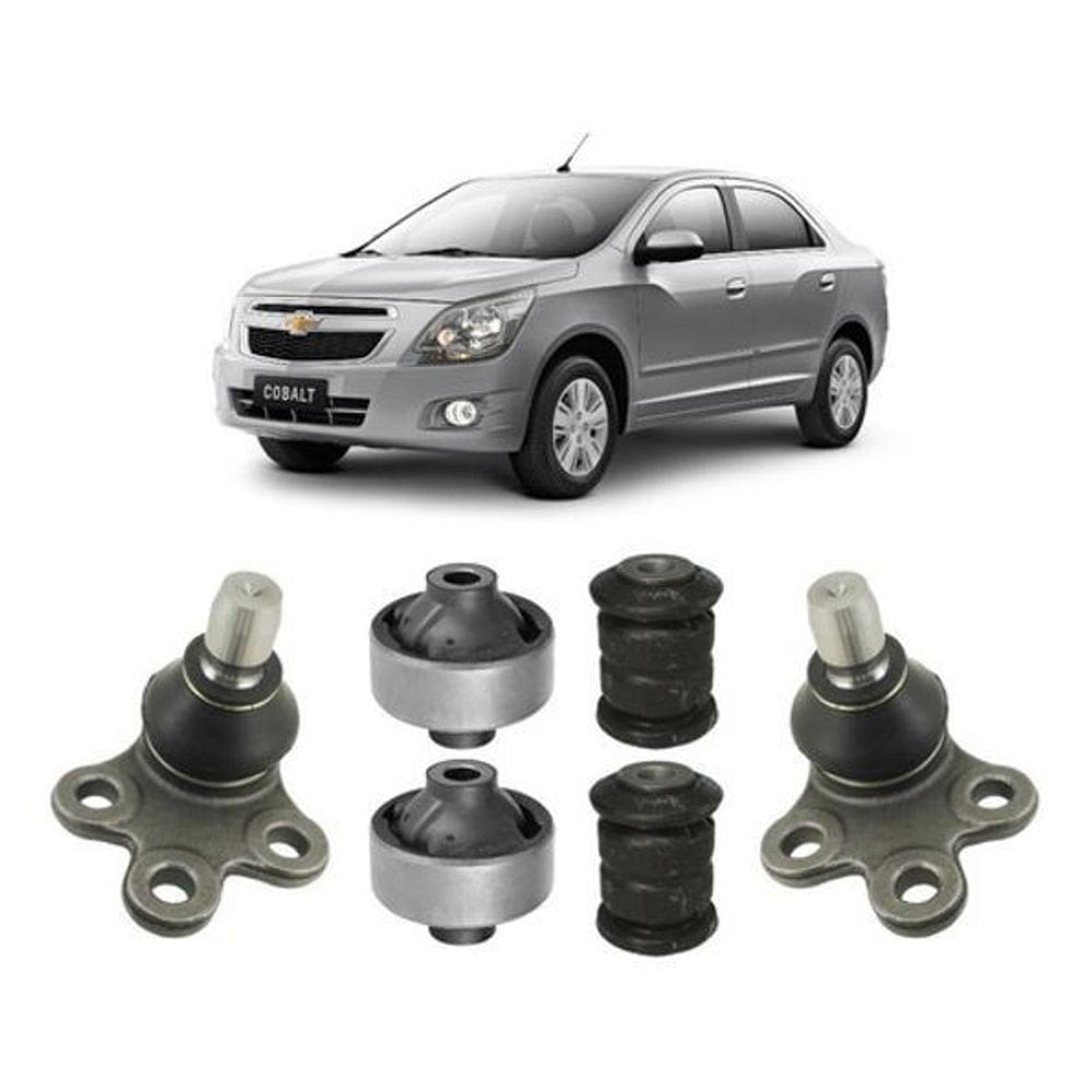 Jogo 4 Bucha 2 Pivô Bandeja Dianteira Cobalt 2018 2019 2020