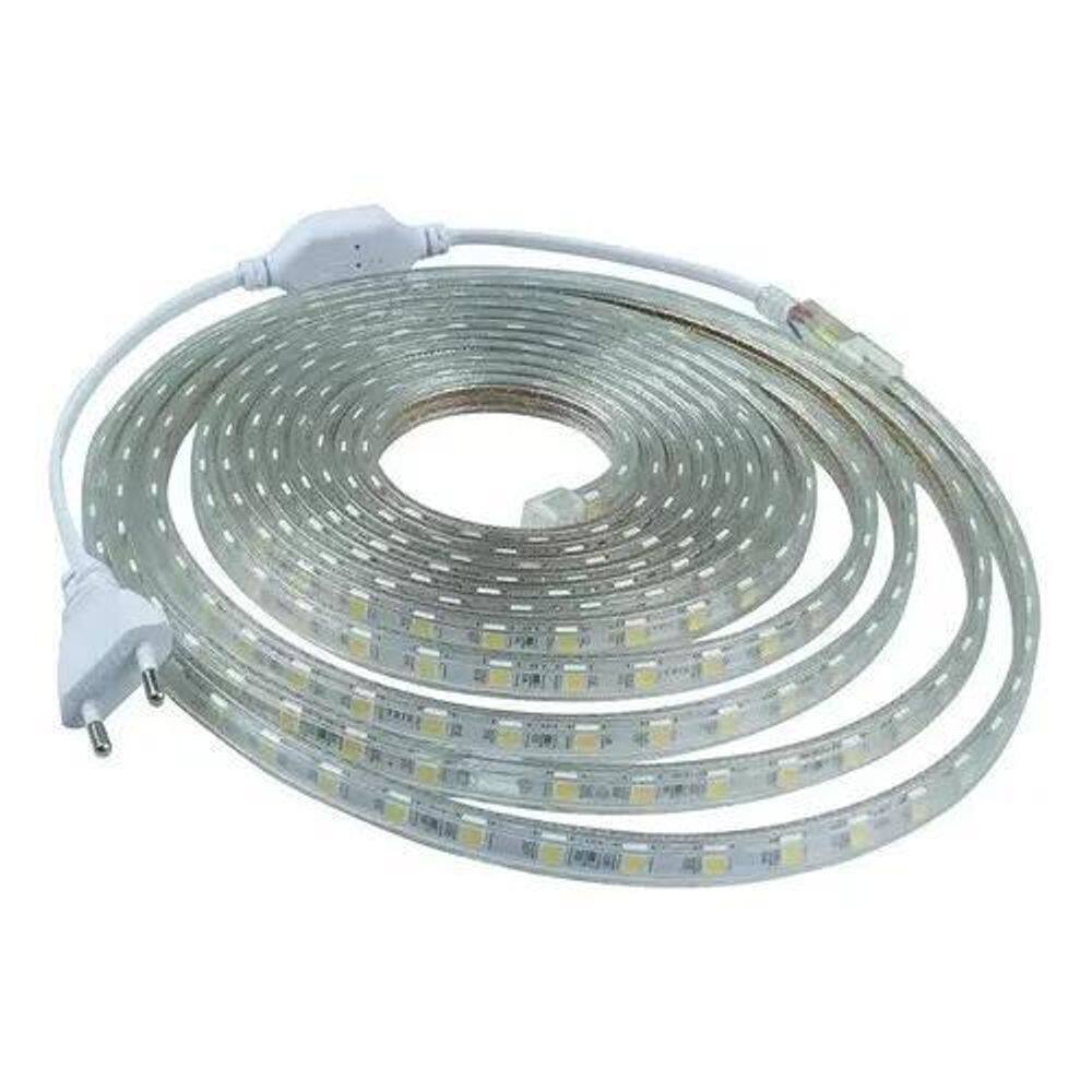 10X 3M Fita Led 110V Branco Frio 6000K