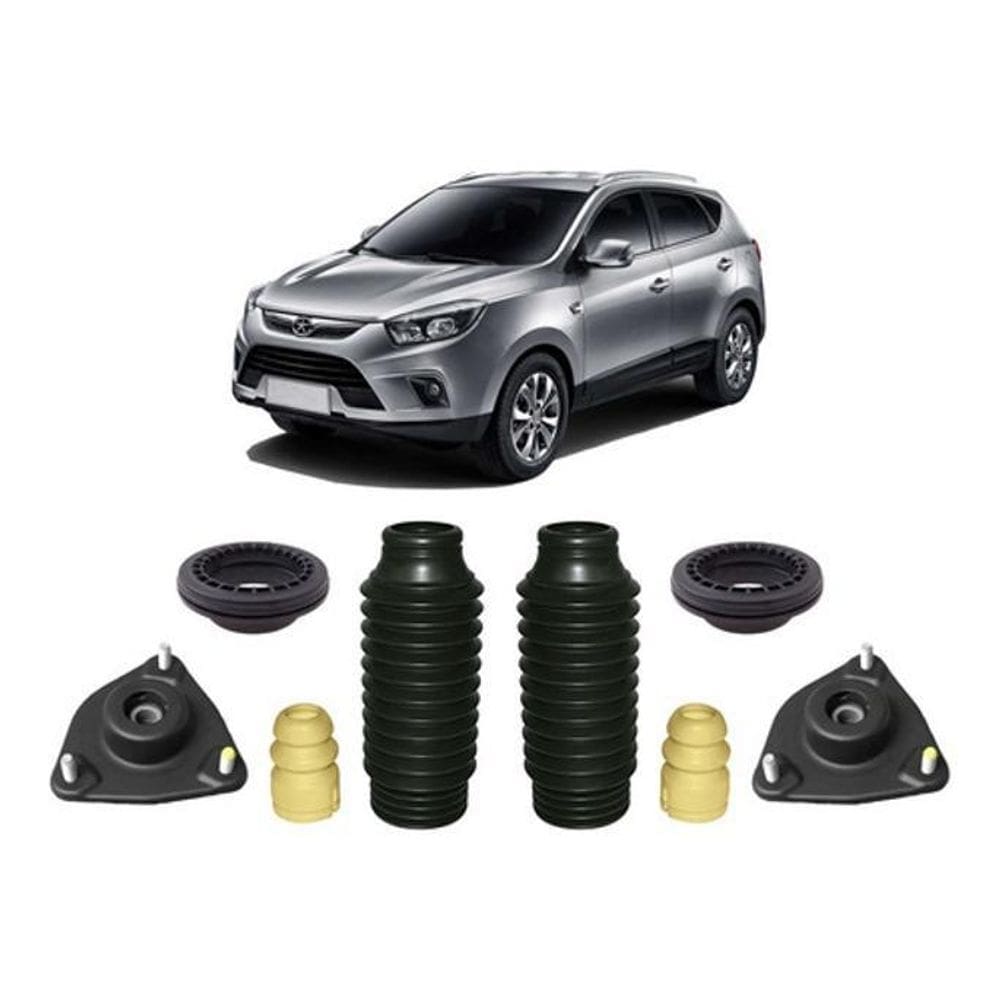 Kit Batente Coxim Dianteiro Completo Jac T6 2014 2015 2016