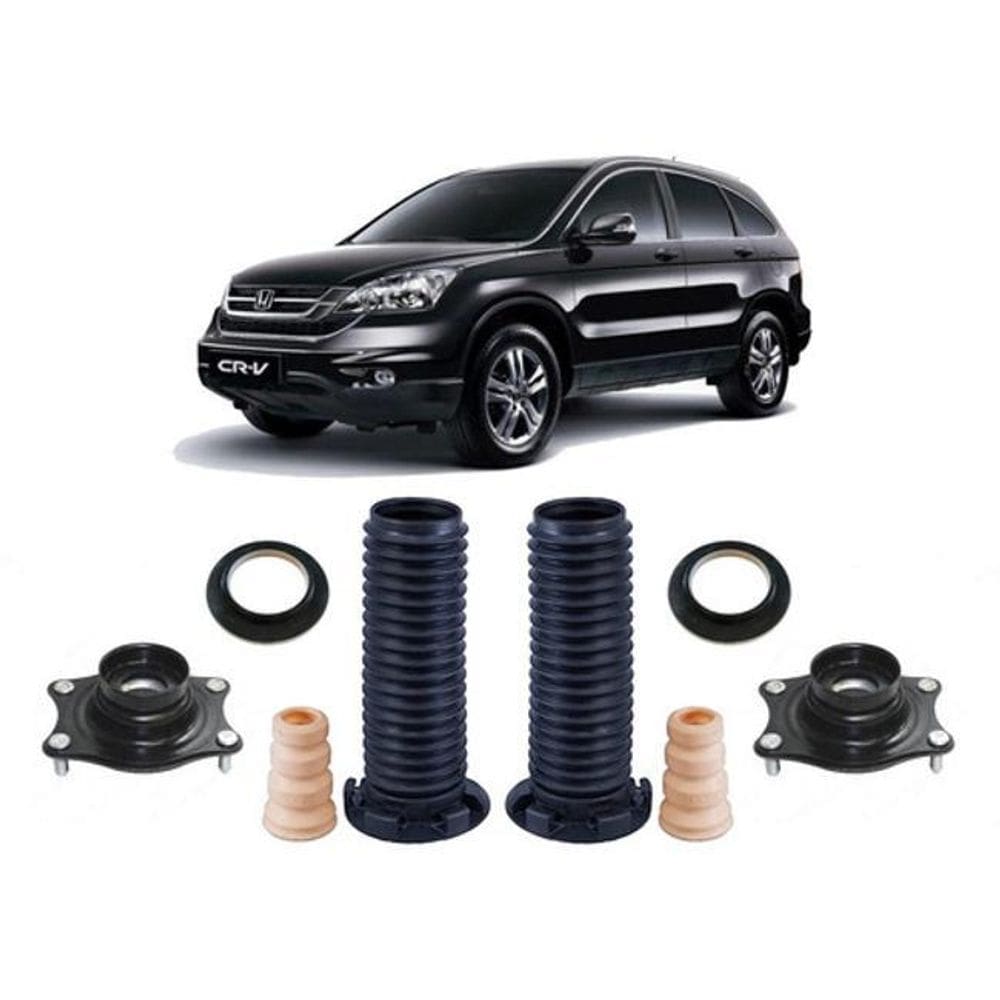 2 Kit Coxim Batente Amortecedor Dianteiro Crv 2007 2008 2009